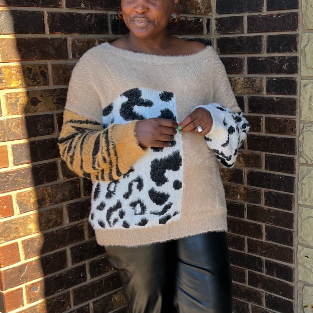 Nice comfortable sweater for a cold day.